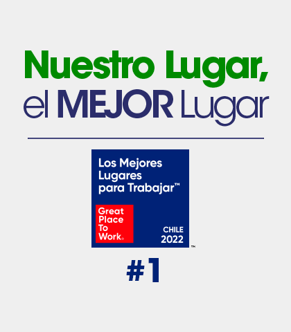 1° lugar en Los mejores lugares para trabajar